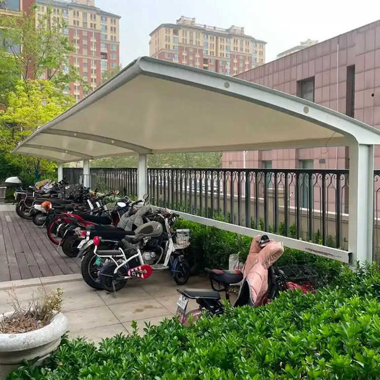 湘西膜结构电动车棚